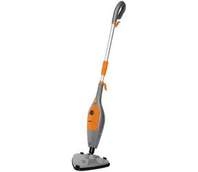 Clatronic DR 3539 / Dampfwischer und Reiniger / 30 Min. Betrieb / 1500 W / Orange-Grau