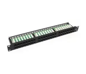 DATACOM Patchpanel 19" STP 24 Ports Cat.5e LSA VL