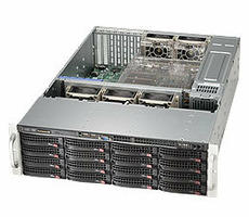 SuperMicro CSE-836BE1C-R1K23B 3U-Gehäuse / 16x 3,5" SAS / SATA / 2x 2,5" 