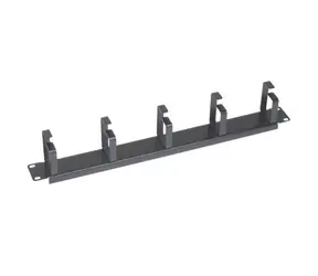 Xtendlan Binding Panel 1U schwarz - Griffhöhe 70mm / 5 Metallgriffe