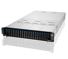 Asus RS520A-E11-RS24U Server schwarz / AMD EPYC 7003 / AMD 1x SP3 / 16x DDR4 / 24x SATA / LAN / USB / 2U