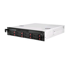 Silverstone RM21-308 Rackmount-Speicher / 2U / M-ATX / 1x USB 3.0 + 1x USB 2.0 / 3x 80mm / 8x 3,5/2,5" / 1x 5,25" 
