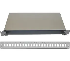 OEM 19" Optikwanne 24xsc simplex grau / inklusive Kassette