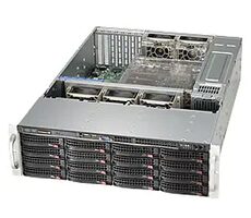 SuperMicro 836BE1C-R1K03B 3U-Gehäuse / 16x 3,5" SAS / SATA / 800/1000 W (80PLUS Titanium)