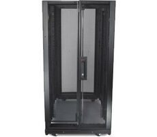 Xtendlan HPER-42U-810-BLACK 19" Schrank / Höhe 42U / 800 x 1000 / perforierte zweiflügelige Fronttür