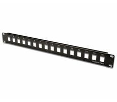 Xtendlan PP19-16N Patchpanel 19" / 16 Löcher / unmontiert / ungeschirmt / 1HE