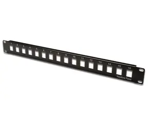Xtendlan PP19-16N Patchpanel 19" / 16 Löcher / unmontiert / ungeschirmt / 1HE
