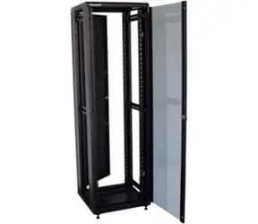 Xtendlan 47U/800x1000 Rack schwarz / Glastür / solide Rückseite