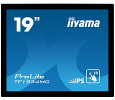 19" IIYAMA ProLite TF1934MC-B7X / IPS / 1280 x 1024 / 5:4 / 14 ms / 315 cd / 1000:1 / VGA+HDMI+DP / USB / Touch
