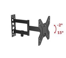ECG LD 174201 schwarz / Wandhalterung für Fernseher 17"-42" / VESA 200x200 / Abstand von der Wand 56-356 mm / bis 25 kg 