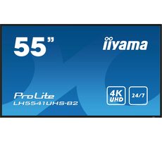 54,6" IIYAMA ProLite LH5541UHS-B2 / IPS / 3840 x 2160 / 16:9 / 8 ms / 500 cd / 1200:1 / VGA+HDMI / USB