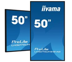 50" IIYAMA LH5075UHS-B1AG / 3840 x 2160 / 500cd / 5000:1 / 3x HDMI / DP / USB / LAN