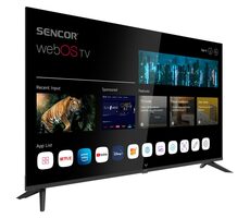50" Sencor SLE 50US802TCSB schwarz / UHD / LED / HDMI / USB / CI+ / DVB-T2&C&S2 / 2x8W Lautsprecher