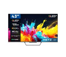 43" METZ 43MQE7600Z schwarz / 4K UHD / QLED / HDMI / USB / CI+ / DVB-T2/S2/C/ / H.265 / WLAN / 20W