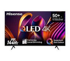 85" Hisense 85E7NQ PRO schwarz / UHD / QLED / HDMI / USB / CI+ / LAN / WLAN / DVB-T2&C&S2 / 2x15W Lautsprecher