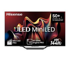 75" Hisense 75U7NQ schwarz / UHD / QLED / HDMI / USB / CI+ / LAN / WLAN / DVB-T2&C&S2 / 50W Lautsprecher