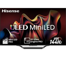 55" Hisense 55U72NQ schwarz / UHD / QLED / HDMI / USB / CI+ / LAN / WLAN / DVB-T2&C&S2 / 40W Lautsprecher