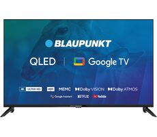 43" Blaupunkt 43QBG7000 schwarz / 4K / QLED / USB / HDMI / CI / CI+ / LAN / WLAN / Google TV / Bluetooth / VESA 