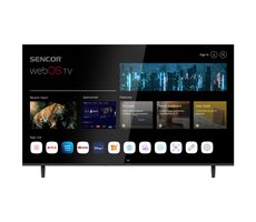 55" Sencor SLE 55US803B schwarz / 4K UHD / LED / HDMI / USB / WLAN / DVB-T&T2&C&S&S2 / 20W