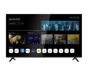 65" Sencor SLE 65US804B Schwarz / UHD / LED / Bluetooth / WLAN / HDMI / USB / CI+ / DVB-T2 & T&C & S2 / 20 W