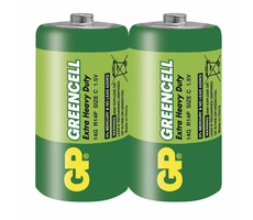 GP C GreenCell - 2 Stück / Zinkchlorid / Folie