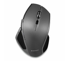 Verbatim DELUXE grau / Kabellose optische Maus / 1600DPI / 2xAA