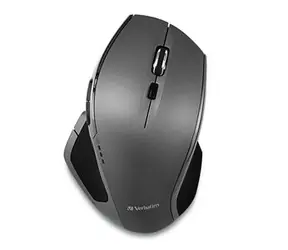 Verbatim DELUXE grau / Kabellose optische Maus / 1600DPI / 2xAA