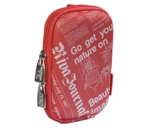 Riva Case 7023 Kameratasche rot Zeitung