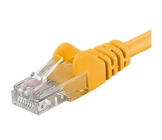 PremiumCord UTP CAT6 0,25m / Patchkabel / RJ45-RJ45 / gelb