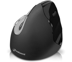 Evoluent Vertical Mouse4 Right Hand Mac / Ergonomische kabellose Maus / Bluetooth / nur für Rechtshänder