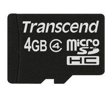Transcend microSDHC 4 GB Klasse 4