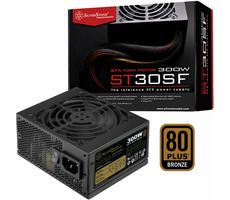 Silverstone SFX ST30SF 300W v2.0 / SFX / ATX V2.4 / 80PLUS Bronze / aktives PFC / 3x SATA / 1x PCIe / 92-mm-Lüfter