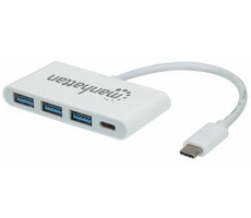 Manhattan USB-C 3.1 Gen 1 Typ-C-Hub / 1x USB-C / 3x USB A