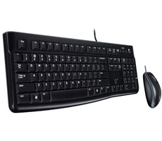 Logitech Combo MK120 Nordic Version / Tastatur / Maus / USB / Schwarz / Mr. Nordic
