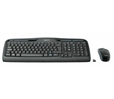 Logitech Wireless Desktop MK330 - UK / Tastatur / Maus / USB / Schwarz / UK-Version / Sale