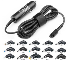 MicroBattery Universal-Autoadapter für Laptops zum Zigarettenanzünder im Auto 90 W / AC 12 V / DC 19-20 V / 15 Anschlüsse