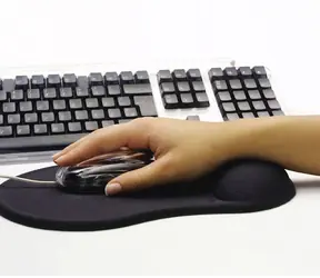 Sandberg Gel Mousepad - ergonomisches Pad mit Stütze / schwarz