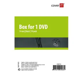 Cover IT 1 DVD 14mm schwarz 10 Stk