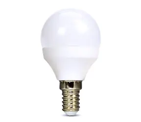 Solight WZ415 LED-Leuchtmittel E14 4W / Miniglobe / 3000K / 340lm / weißes Design