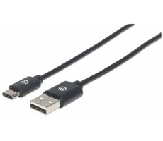 Manhattan -Kabel Hi-Speed USB-C-Stecker > USB 2.0-Stecker 
