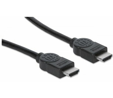 Manhattan HDMI-Kabel mit Ethernet HDMI-HDMI 15 m / geschirmt / schwarz