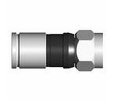 Zircon F-Stecker 3,9/6,8 mm Kompression