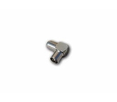 Zircon Reduktions-F-Buchse/IEC-Stecker abgewinkelt