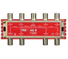 FTE -Splitter AS 8, Bereich 5-2400 MHz, F-Stecker