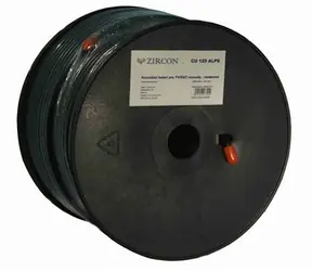 Koaxialkabel Zircon CCS 125 ALPE schwarz - Spule 100 m