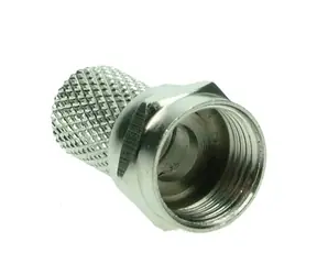 Solight SSN6100E Antenne F-Stecker 10 Stück / Schraube / Durchmesser: 6,5 mm / Beutel