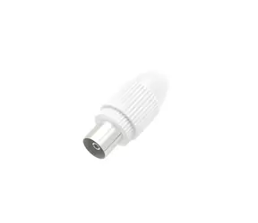 HAMA 205214 Stecker Koax IEC-Buchse gerade weiß 