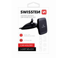 Swissten S-GRIP M5-CD1 / Magnetische Autohalterung für ein Tablet zur Montage im CD-Player-Schacht