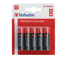 Verbatim Alkaline-Batterien AA 1,5 V 10 Stück / Blister