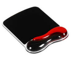 Kensington Duo Gel-Mauspad schwarz-rot